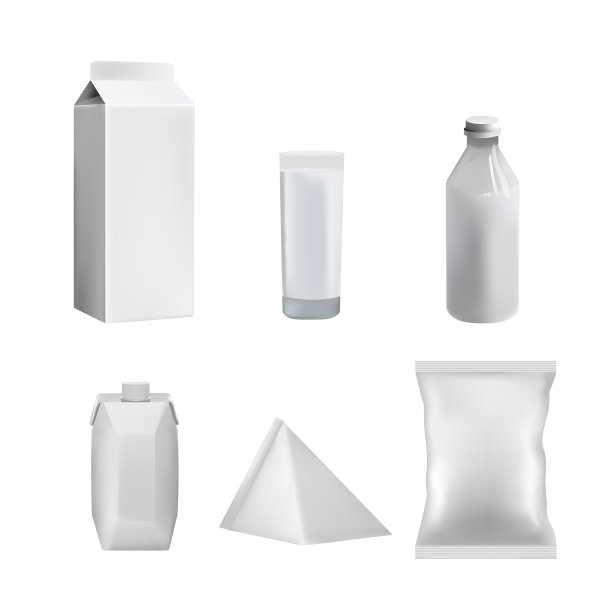 乳制品包装模型设置图片下载