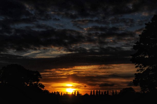 秋天的日落图片下载