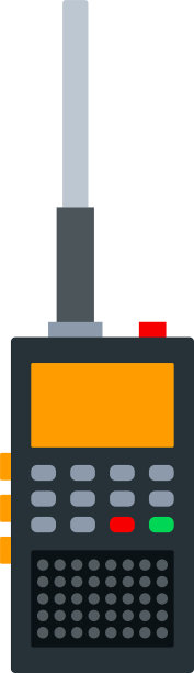 警察对讲机图标平了图片下载