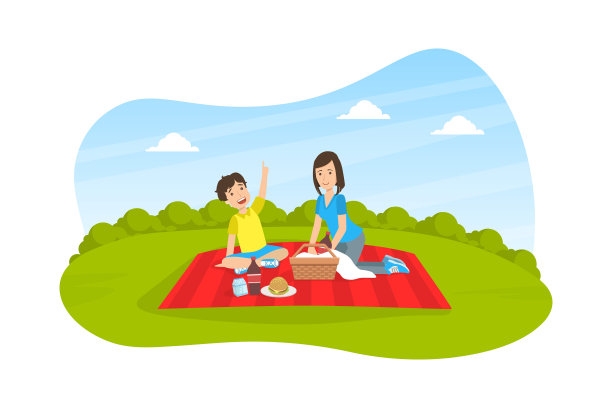 爱的母亲和她的歌吃和放松图片下载