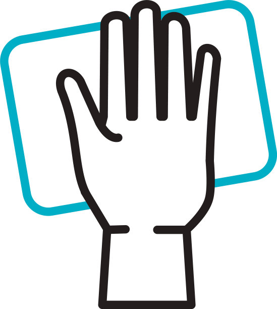 手清洗表面线条样式图标图片下载