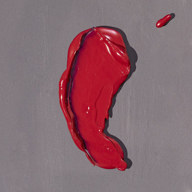 化妆色块红色唇膏图片下载