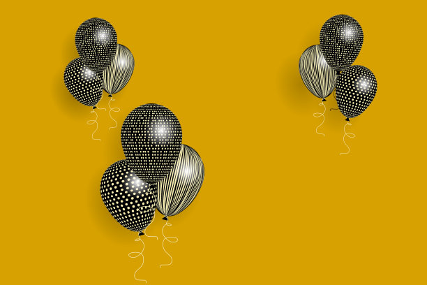 黑色气球的黑色星期五设计图片下载