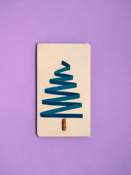 圣诞卡片模型。图片下载