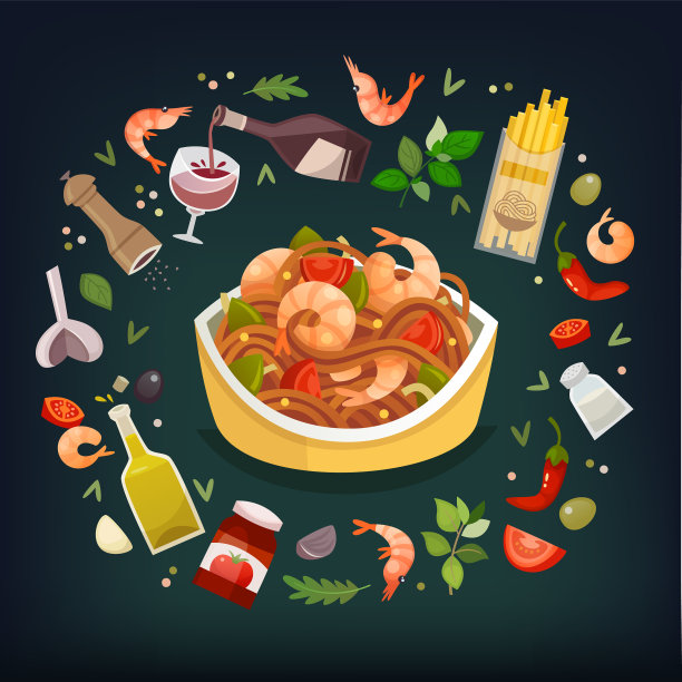 意大利面条海员式沙司图片下载