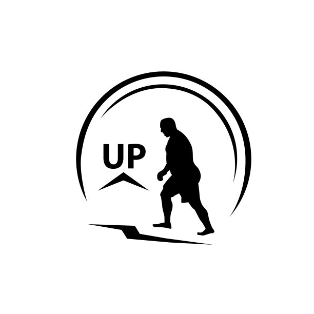 胖男人的剪影图片下载