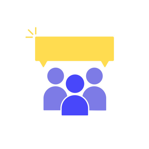 丰富多彩的人物对话语音气泡图标图片下载