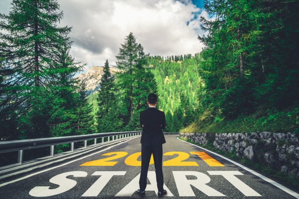 2021年新年之旅和未来愿景理念图片下载