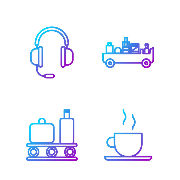 机场咖啡杯输送带设线图片下载