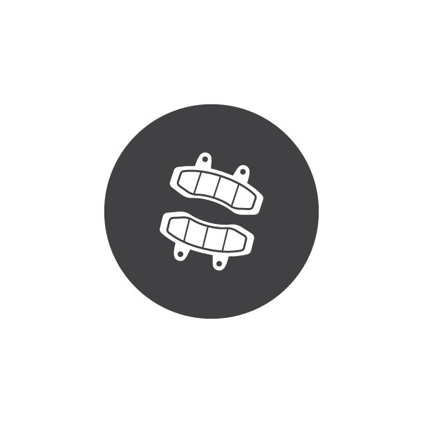 盘式刹车片图标矢量插图设计模板图片下载