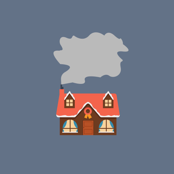 乡村新年屋图片下载