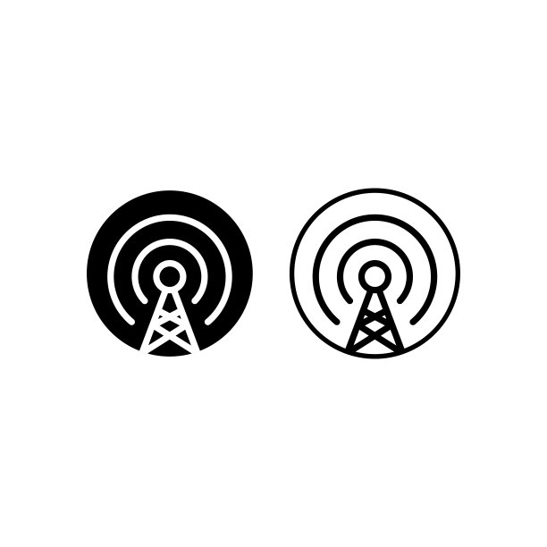手机信号塔图标图片下载