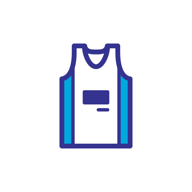 篮球球衣图标颜色风格设计图片下载