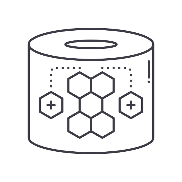 数据库服务图标，线性隔离插图，细线矢量，网页设计标志，轮廓概念符号与可编辑笔画在白色背景。图片下载