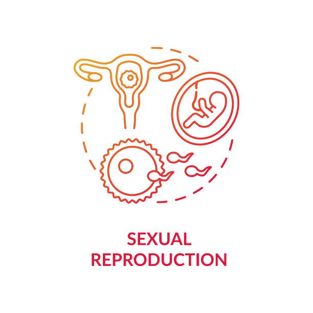 有性生殖概念图标图片下载