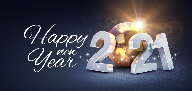 世界各地的2021年新年贺卡图片下载