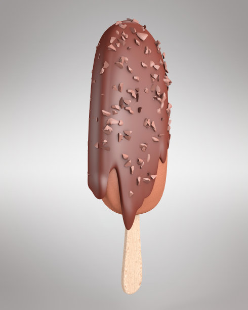 右边是巧克力冰淇淋图片下载