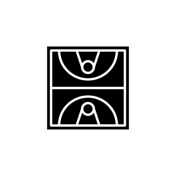 篮筐领域图标字形风格设计图片下载