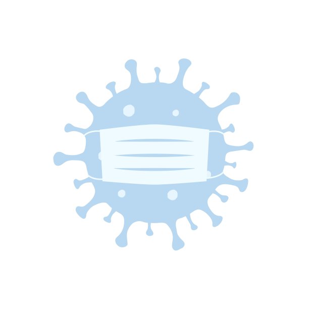 冠状病毒感染的媒介概念戴医用口罩隔离在白色背景。预防流行病的概念。保护的人。图片下载