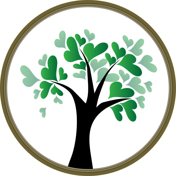 爱与树向量图片下载