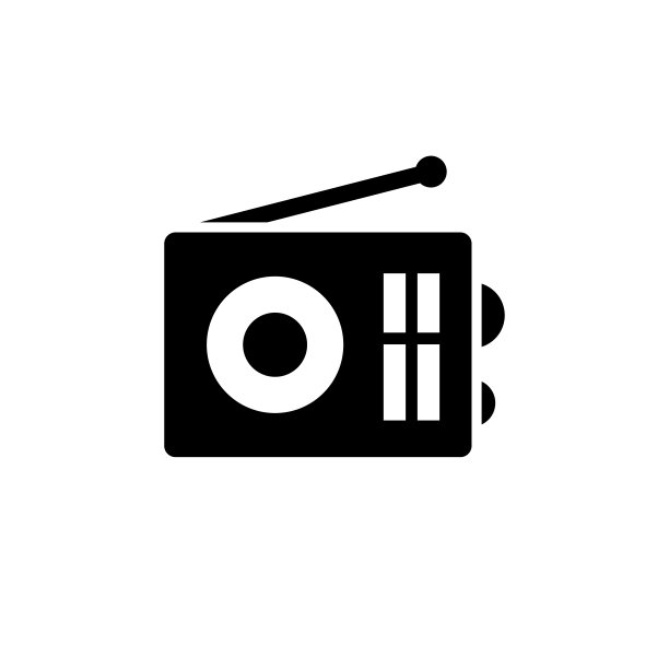 无线电图标标志插图设计图片下载