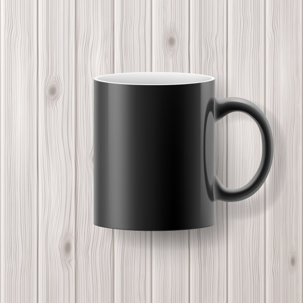 黑色的杯子图片下载