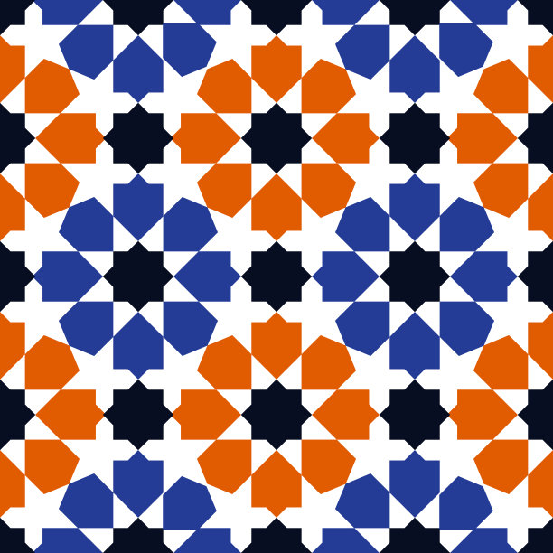 几何伊斯兰装饰图案图片下载