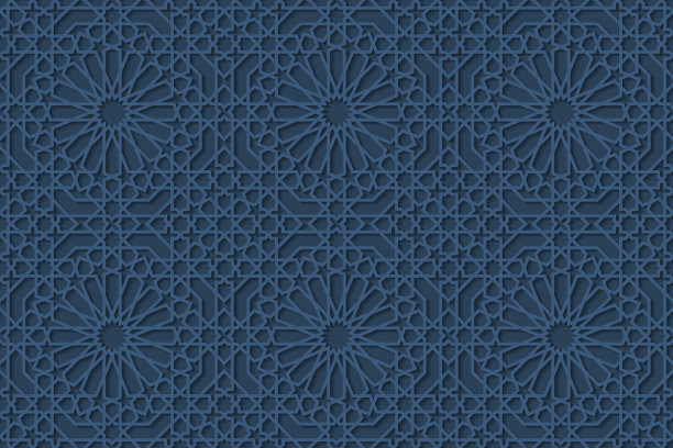 几何伊斯兰装饰图案图片下载