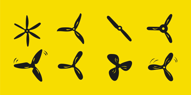 螺旋桨飞机。图片下载