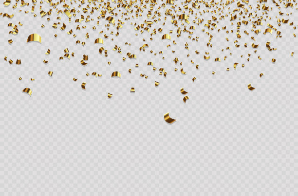 五彩纸屑、金属箔、蛇形。图片下载