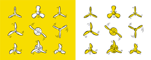 螺旋桨飞机。图片下载