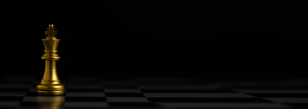 棋牌游戏的创意和竞争与策略，商业成功的概念。图片下载