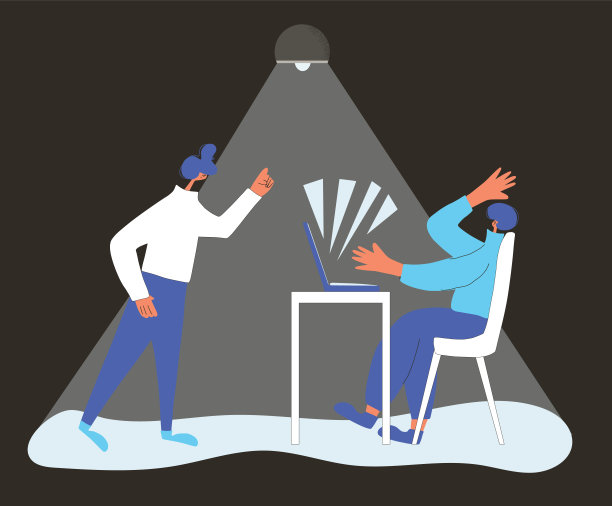 人用笔记本电脑工作。矢量平面设计。图片下载