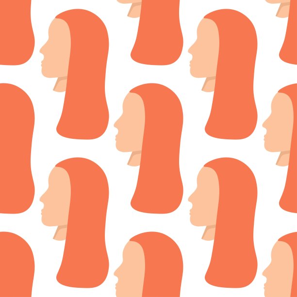 无缝模式与一个头像没有一个可爱的女孩的脸在一个白色的背景。一个年轻女人的侧面在平的风格。快乐轻松的人们的脸。
股票矢量图图片下载