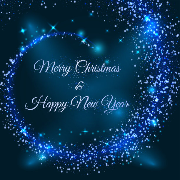 矢量圣诞背景与程式化的流星。矢量圣诞快乐和新年快乐卡片设计。完美的邀请或公告。每股收益10图片下载