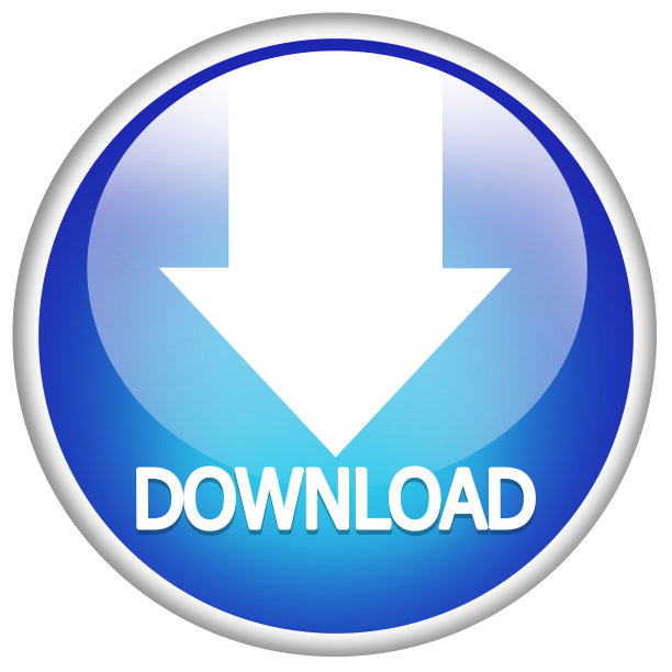 下载按钮。说明，数据蓝色图标图片下载