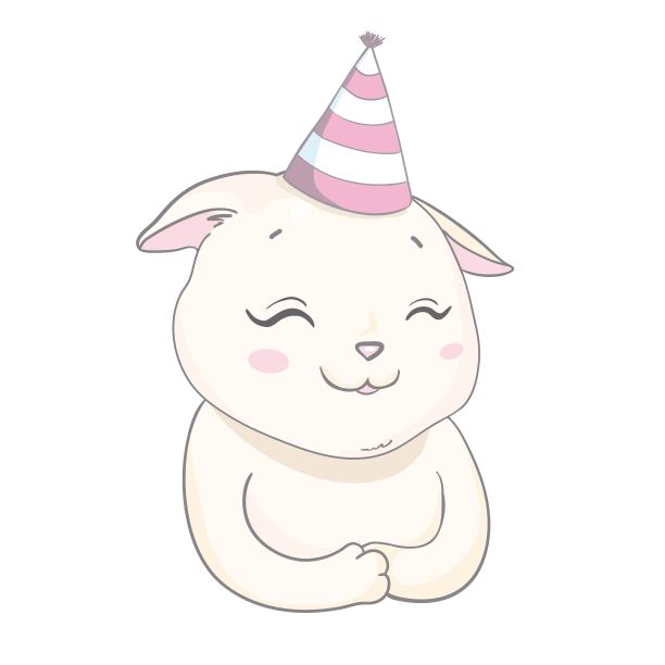 可爱的创意卡片模板，生日快乐主题设计。手绘卡片生日，周年纪念，派对邀请，剪贴簿。矢量图图片下载