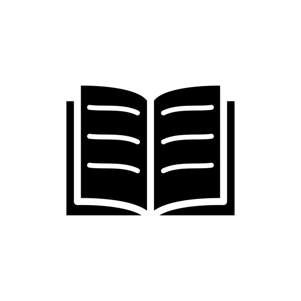 打开书图标标志插图设计图片下载