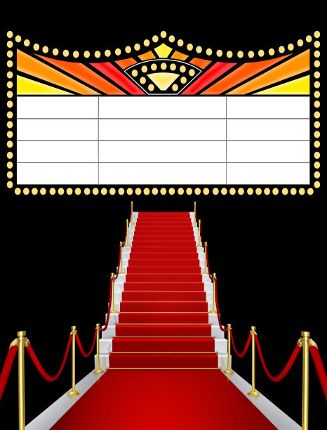 戏院帐篷场景标志图片下载