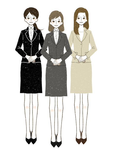 穿西装的女人图片下载