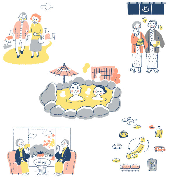 温泉形象场景设置图片下载