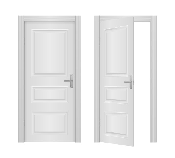 打开,关闭门。图片下载