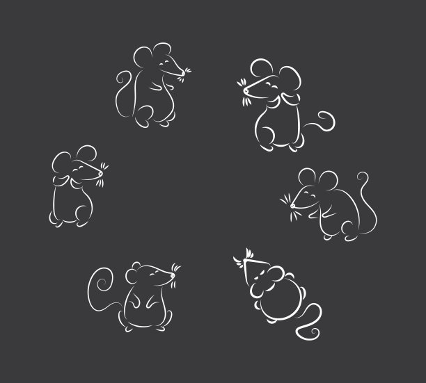 老鼠,老鼠涂鸦图片下载