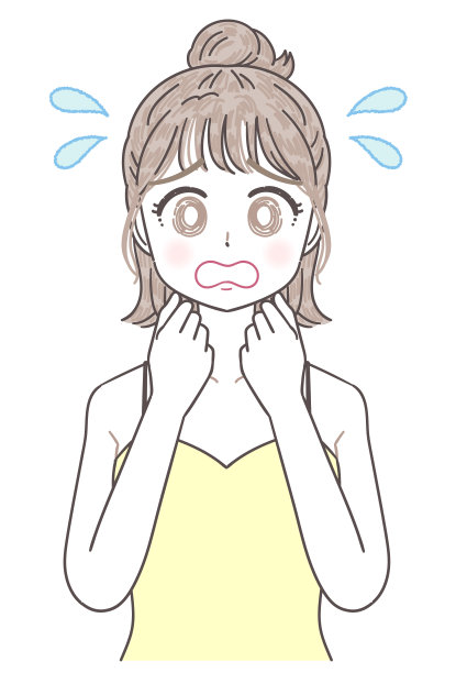 一个穿着背心的年轻可爱的女人。她的情感。图片下载