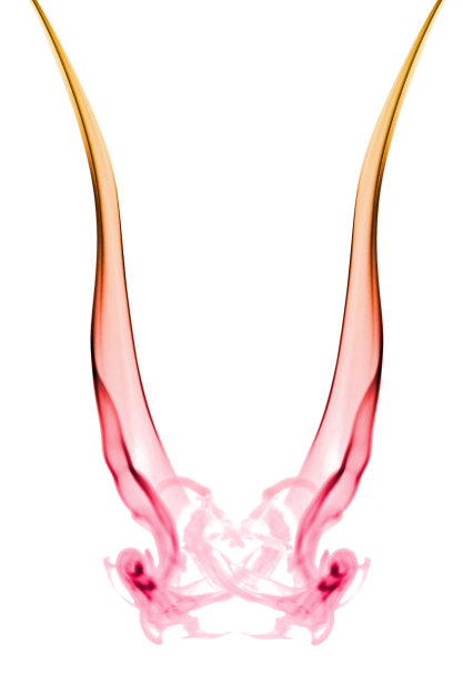 如丝般的烟从红色变成橙色图片下载