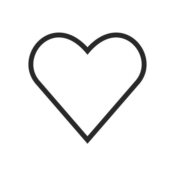 心爱图标矢量插图图片下载