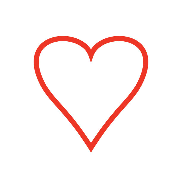 心爱图标矢量插图图片下载