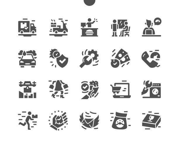 快速服务矢量图标图片下载