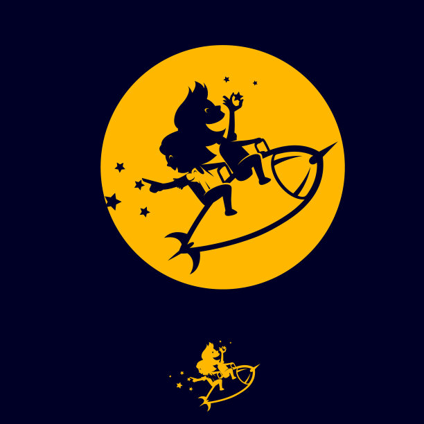 孩子们骑火箭图片下载