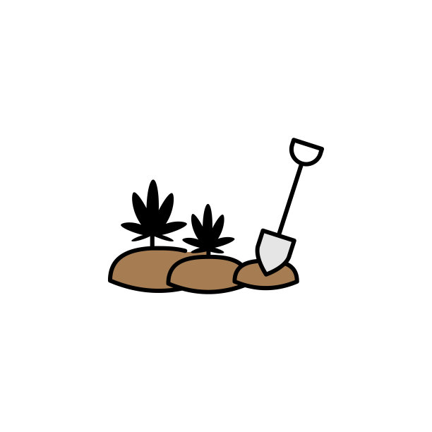 桨，大麻，收集轮廓图标。可以用于网页，标志，移动应用程序，UI, UX在白色背景图片下载